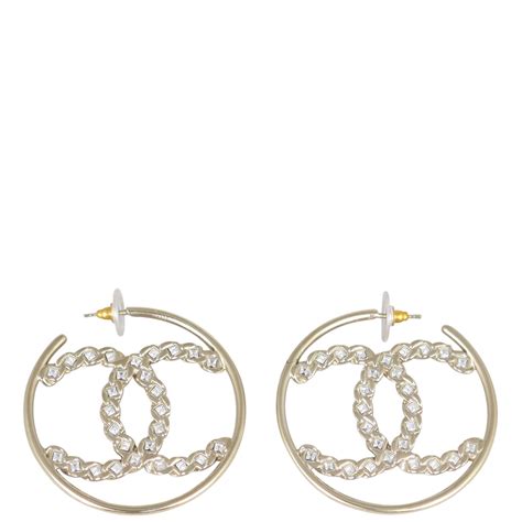 chanel hoop earrings for women